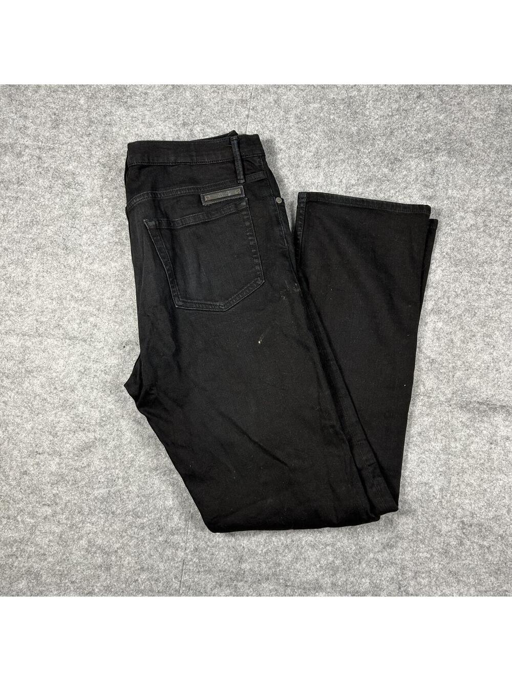 Burberry Brit Men’s 2010s Black Stretch Straight Leg Denim Jeans Y2K Size 34